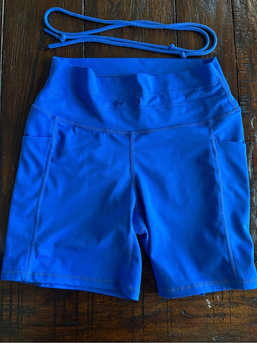Women’s High-Waist Athletic Shorts - Blue